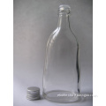 75ml clear glass wine bottle
